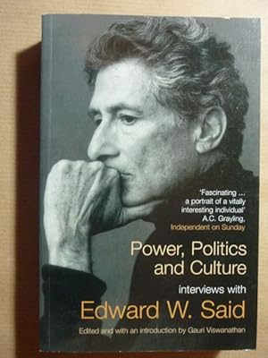 Immagine del venditore per Power, Politics and Culture. Interviews with Edward W. Said venduto da Antiquariat Bernhard