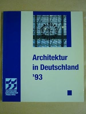 Seller image for Architektur in Deutschland '93 for sale by Antiquariat Bernhard