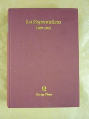 Bild des Verkufers fr La Esperantisto. Gazeto por la amikoj de la Lingvo Esperanto 1889-1895 zum Verkauf von Antiquariat Bernhard