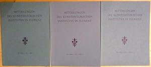 Imagen del vendedor de Mitteilungen des Kunsthistorischen Institutes in Florenz. XXV. Band,1981 (Heft 1-3 cplt.) a la venta por Antiquariat Bernhard