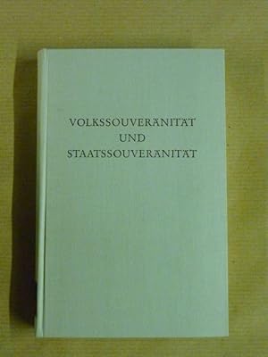 Immagine del venditore per Volkssouvernitt und Staatssouvernitt (Wege der Forschung Band XXVIII) venduto da Antiquariat Bernhard