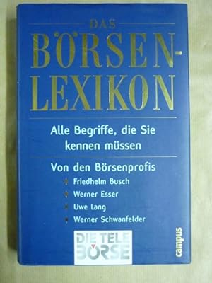 Seller image for Brsenlexikon. Alle Begriffe, die Sie kennen mssen for sale by Antiquariat Bernhard