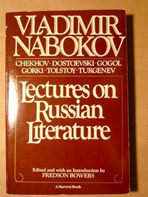 Seller image for Lectures on Russian Literature for sale by Antiquariat Bernhard