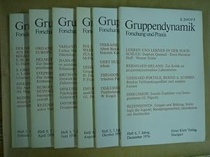 Gruppendynamik. Forschung und Praxis. Jahrgang 7 (1976), Heft 1-6 cplt.