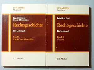 Seller image for Rechtsgeschichte. Ein Lehrbuch [Band I und Band II cplt.] (Jurathek: Studium) for sale by Antiquariat Bernhard