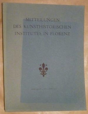 Imagen del vendedor de Mitteilungen des Kunsthistorischen Institutes in Florenz. XXXV. Band,1991 (Heft 2/3 einzeln) a la venta por Antiquariat Bernhard