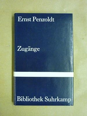 Immagine del venditore per Zugnge. Erzhlung. Mit aquarellierten Federzeichnungen des Verfassers (Bibliothek Suhrkamp Band 706) venduto da Antiquariat Bernhard