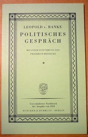 Immagine del venditore per Politisches Gesprch venduto da Antiquariat Bernhard
