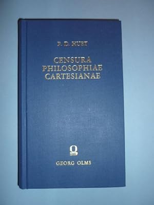 Bild des Verkufers fr Censura philosophiae Cartesianae zum Verkauf von Antiquariat Bernhard