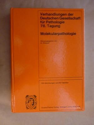 Seller image for Verhandlungen der Deutschen Gesellschaft fr Pathologie; 78. Tagung: Molekularpathologie. Gehalten in Zrich vom 5.-9. April 1994 for sale by Antiquariat Bernhard