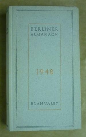 Imagen del vendedor de Berliner Almanach 1948 a la venta por Antiquariat Bernhard
