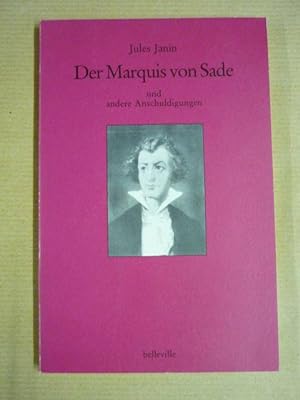 Imagen del vendedor de Der Marquis von Sade und andere Anschuldigungen (Splitter 5) a la venta por Antiquariat Bernhard