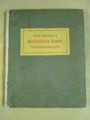 Immagine del venditore per Der gestiefelte Kater [fr Alt und Jung]. Bilder von Otto Speckter. Liebhaberausgabe mit Photogravren venduto da Antiquariat Bernhard