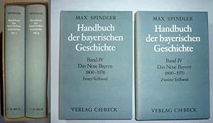 Bild des Verkufers fr Handbuch der Bayerischen Geschichte Band IV (zwei Teilbnde; Band IV,1 und Band IV,2; zusammen im Schuber) zum Verkauf von Antiquariat Bernhard