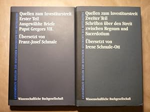 Seller image for Quellen zum Investiturstreit. Erster Teil; Fontes litem de investitura illustrantes Pars Prior. Ausgewhlte Briefe Papst Gregors VII. [und] Quellen zum Investiturstreit. Zweiter Teil; Fontes litem de investitura illustrantes Pars Posterior. Schriften ber for sale by Antiquariat Bernhard