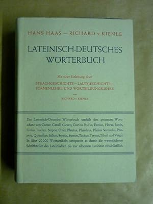Lateinisch-deutsches Wörterbuch. Mit einer Einleitung über Sprachgeschichte, Lautgeschichte, Form...