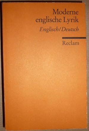 Moderne englische Lyrik (Reclams Universal-Bibliothek 9826)