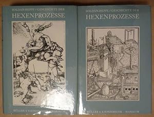 Bild des Verkufers fr Geschichte der Hexenprozesse (Band 1 und Band 2 cplt.) [Reprint] zum Verkauf von Antiquariat Bernhard