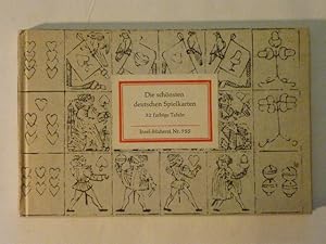 Bild des Verkufers fr Die schnsten deutschen Spielkarten. 32 farbige Tafeln (Insel-Bcherei Nr. 755) zum Verkauf von Antiquariat Bernhard