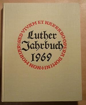 Luther-Jahrbuch 1969. Jahrbuch der Luther-Gesellschaft. 36. Jahrgang 1969