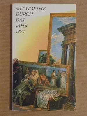 Seller image for Mit Goethe durch das Jahr 1994, 46. Folge: Kulturminister Goethe for sale by Antiquariat Bernhard
