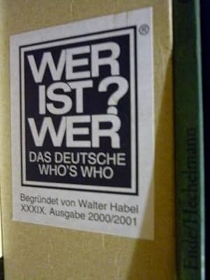 Wer ist wer? 2000/2001. Bundesrepublik Deutschland