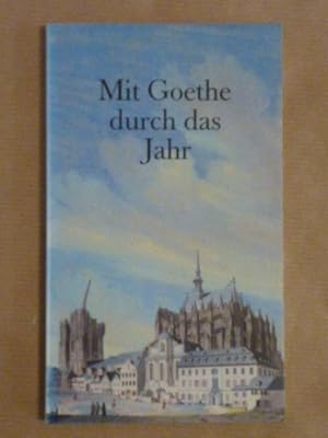 Seller image for Mit Goethe durch das Jahr 1988, 40. Folge: Goethe und die Deutschen for sale by Antiquariat Bernhard