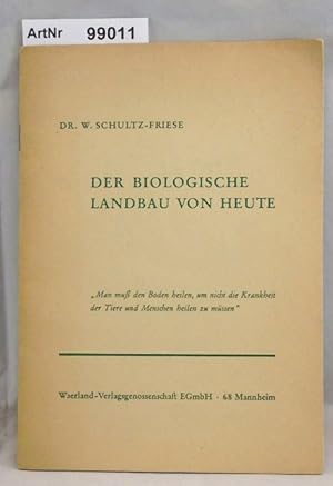 Der biologische Landbau von heute