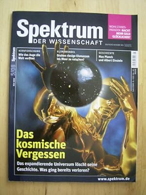 Bild des Verkufers fr Spektrum der Wissenschaft. Heft 05/2008., zum Verkauf von Versandantiquariat Harald Gross