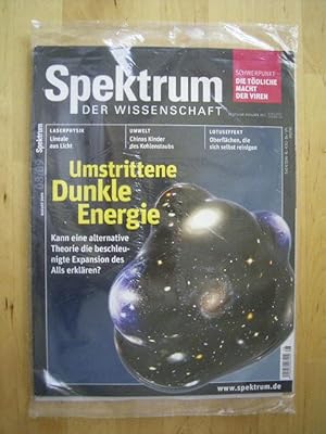 Seller image for Spektrum der Wissenschaft. Heft 08/2009., for sale by Versandantiquariat Harald Gross