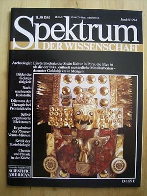 Seller image for Spektrum der Wissenschaft. Heft Juni 1994., for sale by Versandantiquariat Harald Gross