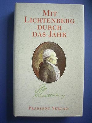 Imagen del vendedor de Mit Lichtenberg durch das Jahr., a la venta por Versandantiquariat Harald Gross