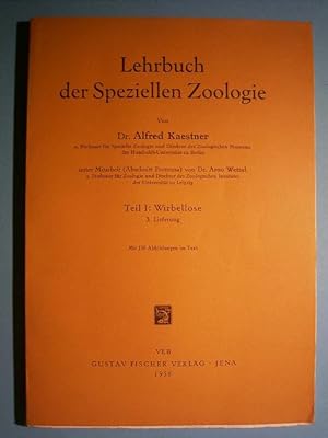 Lehrbuch der Speziellen Zoologie. Teil 1: Wirbellose. 3. Lieferung.,