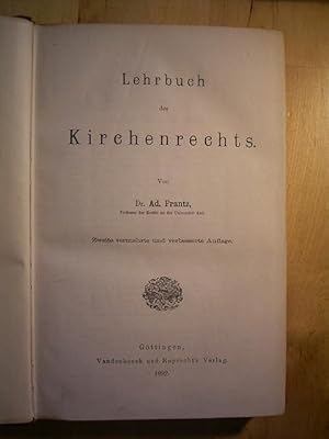 Lehrbuch des Kirchenrechts.,