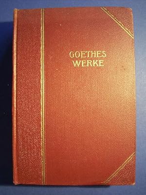 Seller image for Goethes Werke. Auswahl in zehn Teilen. Neunter bis zehnter Teil. Dichtung und Wahrheit. Erstes bis zehntes Buch. Dichtung und Wahrheit. Elftes bis zwanzigstes Buch. Anmerkungen. Auf Grund der Hempelschen Ausgabe neu herausgegeben, mit Einleitung und Anmerkungen versehen von Karl Alt in Verbindung mit Robert Riemann und Eduard Scheidemantel., for sale by Versandantiquariat Harald Gross