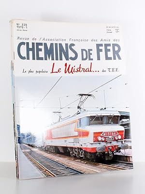 Seller image for Chemins de Fer - Revue de l'Association Franaise des Amis des Chemins de Fer ( AFAC ) - anne 1978 , lot de 4 numros sur 6 : n 328, 329, 331 et 332 for sale by Librairie du Cardinal