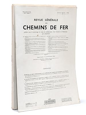 Seller image for Revue Gnrale des Chemins de Fer. (Anne 1946 - Soixante-Cinquime Anne Complte , 9 numros) Revue Mensuelle. for sale by Librairie du Cardinal