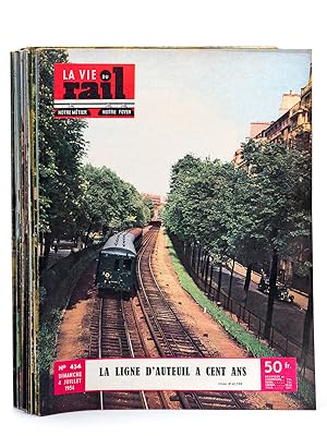 Seller image for La Vie du Rail - Notre Mtier, Notre Foyer, Anne 1954 , Second Semestre (complet - 24 numros, du n 454 du 4 juillet au n 477 du 26 dcembre ) : n 454, 455, 456, 457, 458, 459, 460, 461, 462, 463, 464, 465, 466, 467, 468, 469, 470, 471, 472, 473, 474, 475, 476, 477 for sale by Librairie du Cardinal