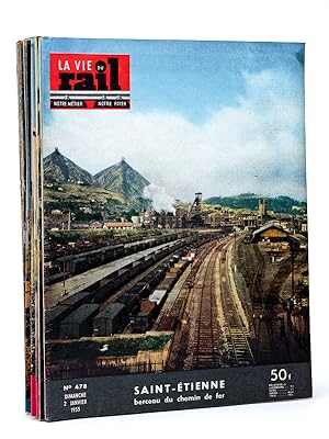 Seller image for La Vie du Rail - Notre Mtier, Notre Foyer, Anne 1955 , Premier Semestre (complet - 26 numros, du n 478 du 2 janvier au n 503 du 26 juin ) : n 478, 479, 480, 481, 482, 483, 484, 485, 486, 487, 488, 489, 490, 491, 492, 493, 494, 495, 496, 497, 498, 499, 500, 501, 502, 503 for sale by Librairie du Cardinal