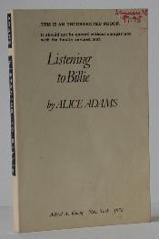 Seller image for Listening to Billie for sale by Bookbid