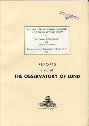 An Attempt to Measure Resonance Polarization in the June 30, 1973 Flash Spectrum.