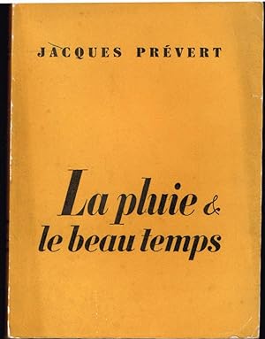 Seller image for La pluie et le beau temps for sale by Librairie l'Aspidistra