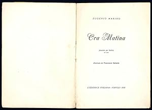 Seller image for Ora matina. Puesia pe tiatro, tre atte. Illustrata da Francesco Galante. for sale by Libreria Alberto Govi di F. Govi Sas