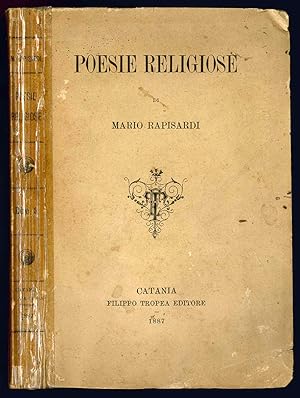 Bild des Verkufers fr Poesie religiose. zum Verkauf von Libreria Alberto Govi di F. Govi Sas