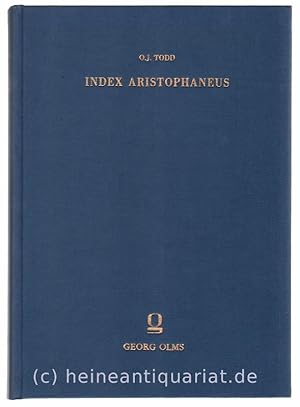 Bild des Verkufers fr Index Aristophaneus. zum Verkauf von Heinrich Heine Antiquariat oHG