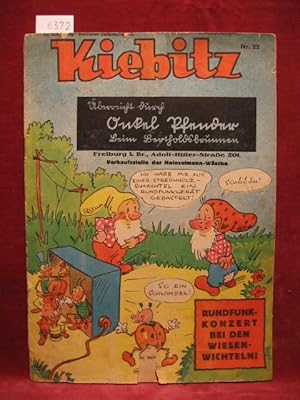 Kiebitz (Kinderzeitung). 10. Jahrgang, Heft Nr. 22.