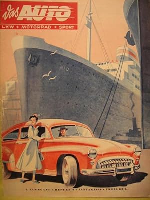 Das Auto. LKW + Motorrad + Sport. 5. Jahrgang, Heft 2, August 1950. Die erste deutsche Motor- Fac...