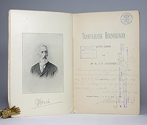 Imagen del vendedor de Transvaalsche Herinneringen 1876-1896. a la venta por Librarium of The Hague