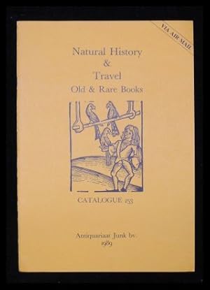 Bild des Verk�ufers f�r Old & Rare Books on Natural History & Travel, Catalogue 253 zum Verkauf von ANTIQUARIAT Franke BRUDDENBOOKS