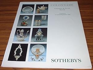 Colonnade Ceramics and Glass 17th September Silver 26th September 1996 Auction Catalogue